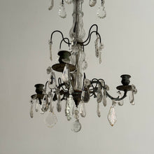 Load image into Gallery viewer, Late 19th Century French 3-Arm Candle Chandelier