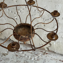 Load image into Gallery viewer, Rustic French 6-Arm Candle Chandelier