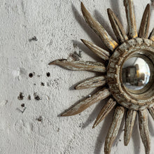 Load image into Gallery viewer, Late 19th Century French Convex Sunburst Mirror