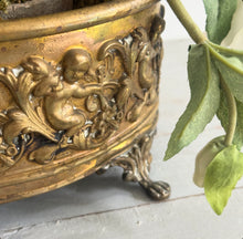 Load image into Gallery viewer, Late 19th Century Brass Putti Jardinere