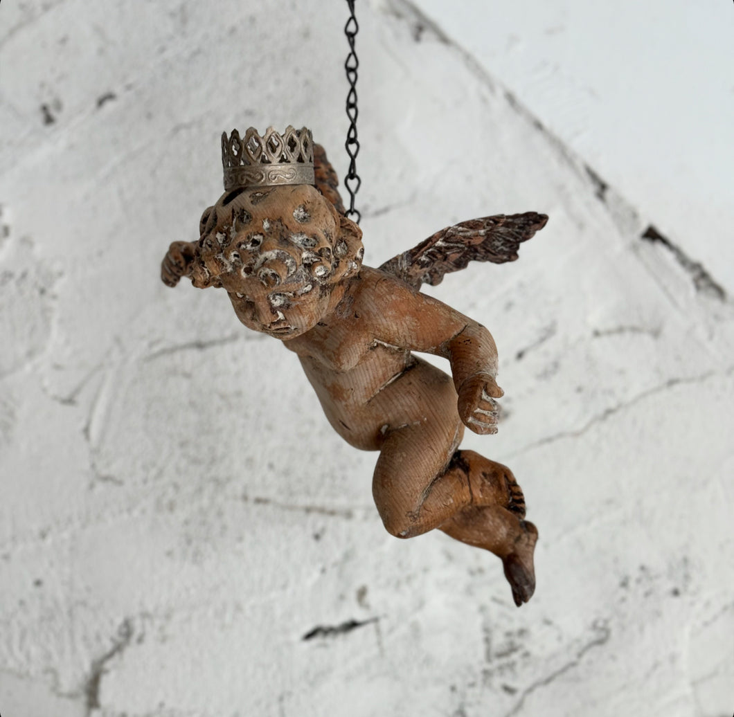 Late 18th Century French Wooden Putti