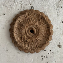 Load image into Gallery viewer, Late 19th Century French Wooden Ceiling Rose