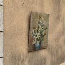 Load image into Gallery viewer, 19th Century Attributed to Edmond van Coppenolle (1846–1914) – Blossom in a Blue Faience Vase, Oil on Canvas