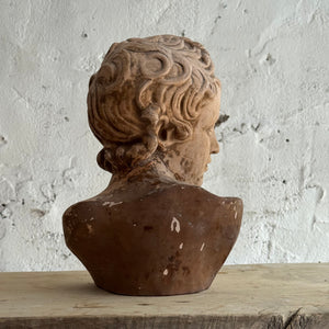 19th Century French Plaster Bust