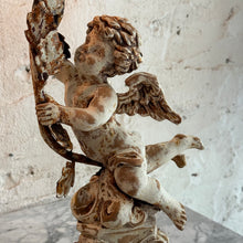 Load image into Gallery viewer, Pair Of Early 19th Century Italian Wooden Putti Candelabra