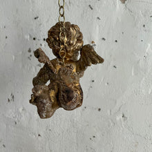 Load image into Gallery viewer, Late 19th Century French Wooden Flying Putto