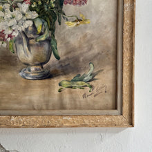 Load image into Gallery viewer, Late 19th Century French Floral Painting