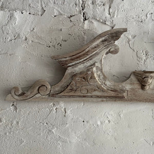 Late 19th Century French Wooden Pediment