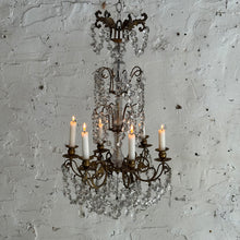 Load image into Gallery viewer, Early 19th Century French 6-Arm Candle Chandelier