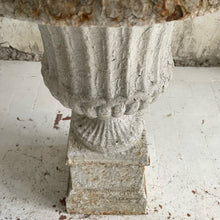 Load image into Gallery viewer, 19th Century Cast Iron Urn On Plinth
