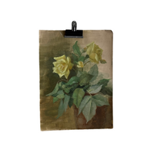Load image into Gallery viewer, Vintage French Floral Study, Oil on Paper