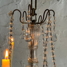 Load image into Gallery viewer, Late 19th Century French 3-Arm Candle Chandelier