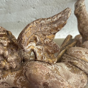 19th Century French Wooden Putti