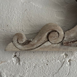 Late 19th Century French Wooden Pediment