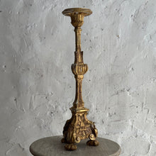 Load image into Gallery viewer, 19th Century French Giltwood Candlestick