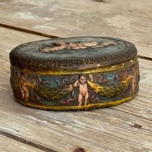 Load image into Gallery viewer, Antique French Neoclassical Trinket Box With Cherub Decoration, Circa 1880