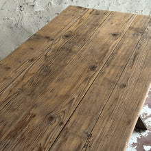 Load image into Gallery viewer, Late 19th Century French Table &amp; Benches