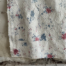 Load image into Gallery viewer, 19th Century French Hand-Quilted Floral Boutis Quilt