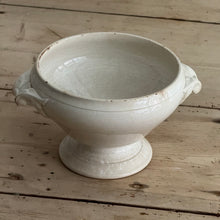 Load image into Gallery viewer, French Opaque De Sarreguemines Ironstone Soupière Base with Acanthus Decoration