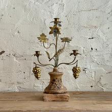 Load image into Gallery viewer, Early 19th Century French Terracotta/Brass Candelabra