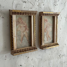 Load image into Gallery viewer, Pair Of Early 19th Century French Putti Paintings On Canvas