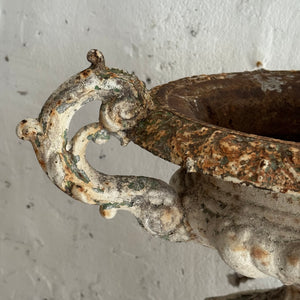 Early 19th Century French Cast Iron Urn