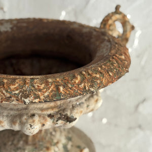 Early 19th Century French Cast Iron Urn