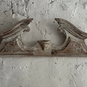 Late 19th Century French Wooden Pediment