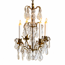 Load image into Gallery viewer, Late 19th Century French 4-Arm Candle Chandelier