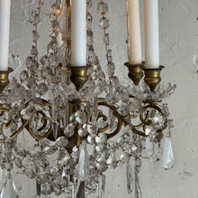 Load image into Gallery viewer, Late 19th Century French Belle Époque 6-Arm Candle Chandelier