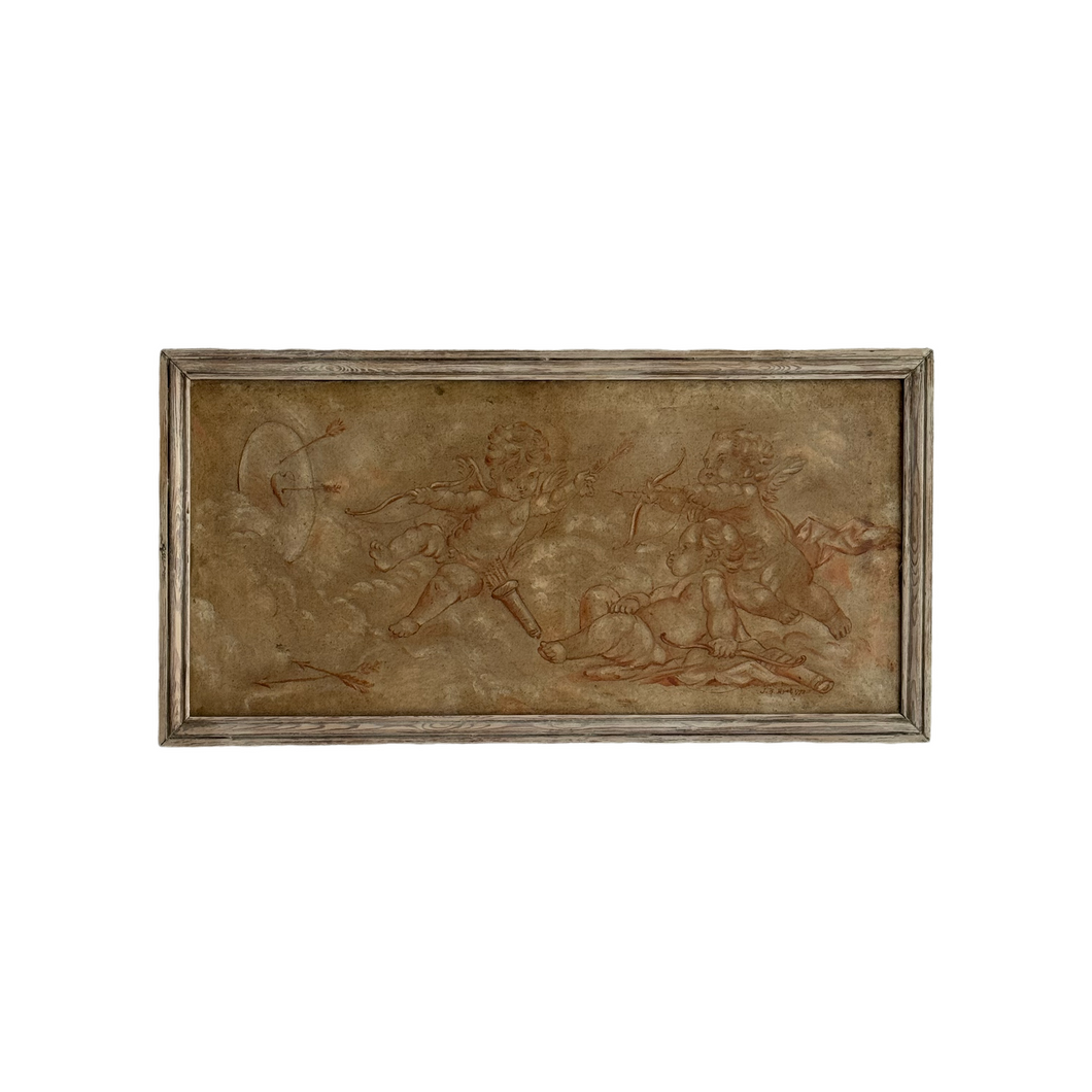 Late 18th Century French Putti Painting