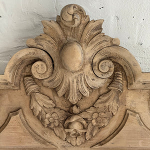 Late 19th Century French Wooden Pediment