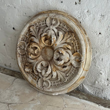 Load image into Gallery viewer, Late 19th Century French Plaster Ceiling Rose
