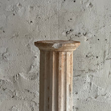 Load image into Gallery viewer, Antique French Fluted Plaster Pedestal Column