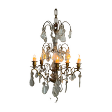 Load image into Gallery viewer, Late 19th Century French 5-Arm Candle Chandelier