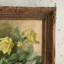 Load image into Gallery viewer, French Floral Still Life of Yellow Roses, Early–Mid 20th Century