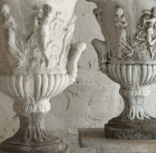 Load image into Gallery viewer, Pair Of 20th Century French Medici Urns