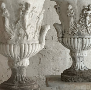 Pair Of 20th Century French Medici Urns