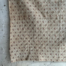 Load image into Gallery viewer, Late 19th Century French Hand Quilted Floral Boutis Quilt