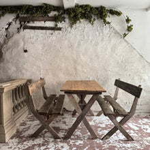 Load image into Gallery viewer, Late 19th Century French Table &amp; Benches