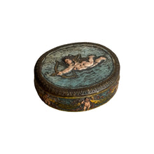 Load image into Gallery viewer, Antique French Neoclassical Trinket Box With Cherub Decoration, Circa 1880