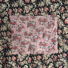Load image into Gallery viewer, 19th Century French Hand-Quilted Floral Quilt / Boutis
