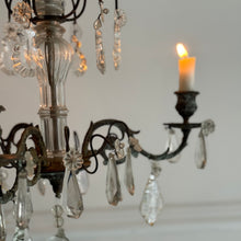 Load image into Gallery viewer, Late 19th Century French 3-Arm Candle Chandelier