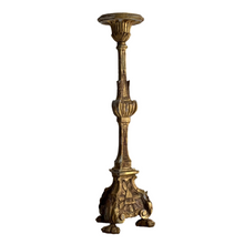 Load image into Gallery viewer, 19th Century French Giltwood Candlestick