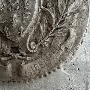 Late 19th Century French Plaster Medallion Sample