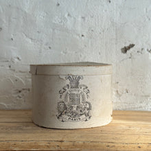 Load image into Gallery viewer, 19th Century Parisian Hatbox with top hat
