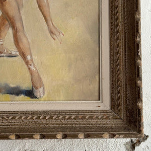 Late 19th Century French Ballerina Painting