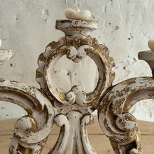 Load image into Gallery viewer, Late 19th Century Italian Wooden Candelabra