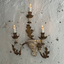 Load image into Gallery viewer, Late 19th Century French Candle Appliqué
