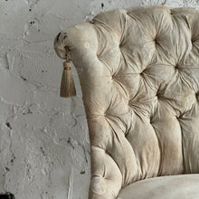 Load image into Gallery viewer, 19th Century French Napoleon III Button-Back Armchair